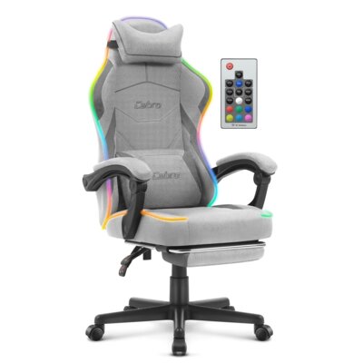 Fotel CABRO C502 Szary LED