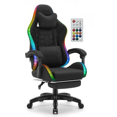 Fotel CABRO C501 LED Czarny