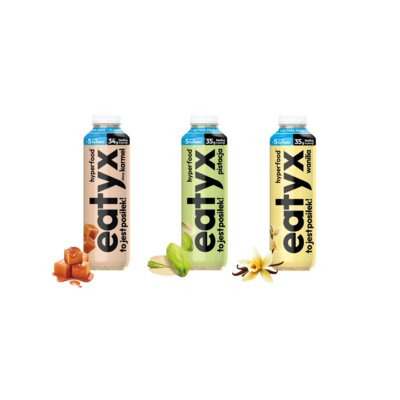 Posiłek w płynie EATYX Hyperfood Mix smaków Słony karmel, Pistacjowy, Waniliowy (3 x 500 ml)