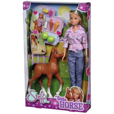 Lalka SIMBA Steffi Love z kucykiem robiącym kupkę 105733517