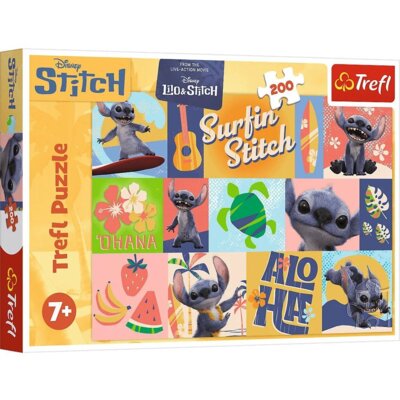 Puzzle TREFL Disney Stitch Hawajskie przygody 13331 (200 elementów)