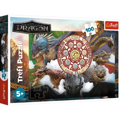 Puzzle TREFL Jak wytresować smoka Smoki w akcji 16524 (100 elementów)