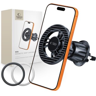 Uchwyt na telefon TECH-PROTECT N56 MagSafe Czarny