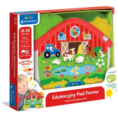 Zabawka edukacyjna CLEMENTONI Baby Pad Farma 50386