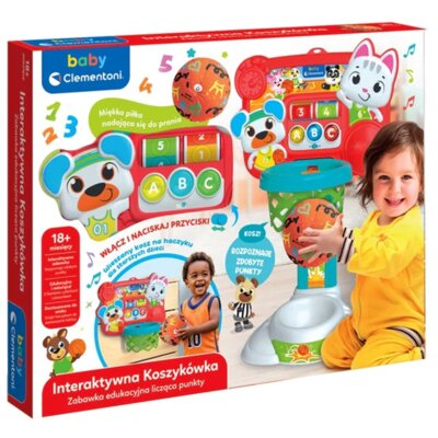 Zabawka interaktywna CLEMENTONI Baby Koszykówka 50384