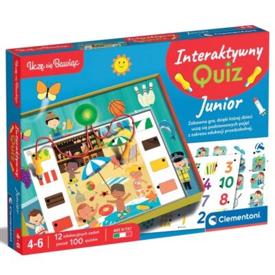 Zabawka interaktywna CLEMENTONI Uczę się bawiąc Quiz Junior 50941