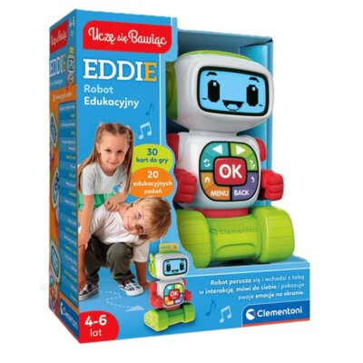 Robot zdalnie sterowany CLEMENTONI Uczę się bawiąc Robot Eddie 50411