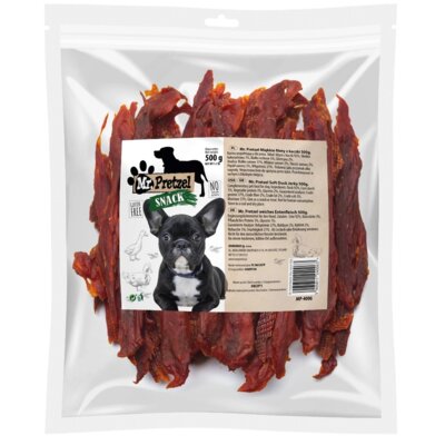 Przysmak dla psa MR. PRETZEL Miękkie filety z kaczki 500 g