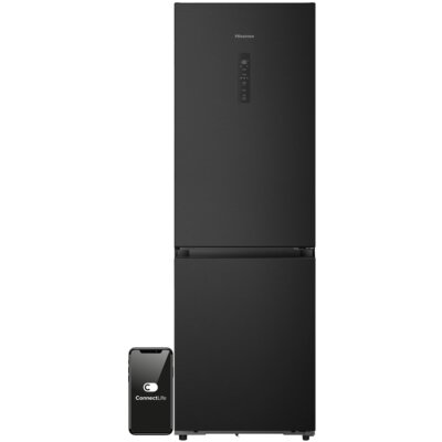 Lodówka HISENSE RB3K330SEFE No Frost 185.6 cm Czarna