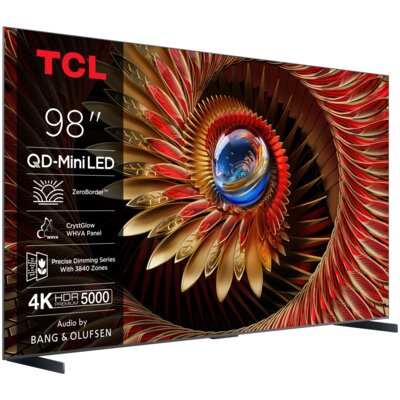 Telewizor TCL 98C8K 98" QD-Mini LED 4K 144Hz + Zestaw Stereo TCL Z100E (2szt.) CZ+CZ Google TV Dolby Atmos Dolby Vision HDMI 2.1