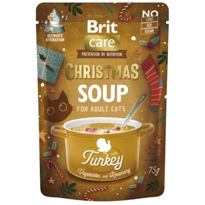 Przysmak dla kota BRIT CARE Cat Christmas Soup Turkey 75 g