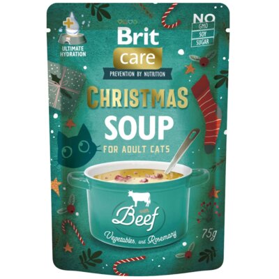 Karma dla kota BRIT CARE Cat Christmas Soup Beef 75 g