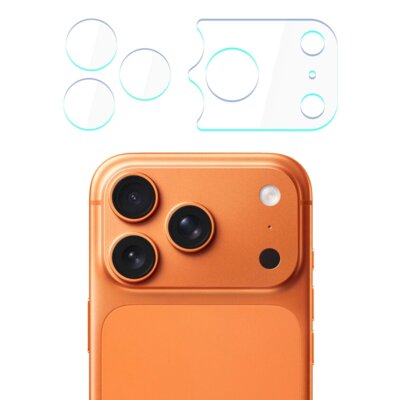 Szkło hybrydowe na obiektyw 3MK Hardy Fusion Lens Protection do Apple iPhone 17 Pro Max