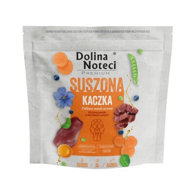 Karma dla psa suszona DOLINA NOTECI Premium Kaczka 1 kg