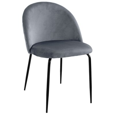 Krzesło EHOKERY Fargo Velvet Grafitowy (2 szt.)