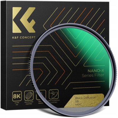 Filtr dyfuzyjny K&F CONCEPT KF01.1490 Black Diffusion 1/8 (67 mm)
