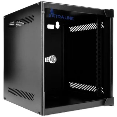 Szafa RACK EXTRALINK Lite 10" 6U EX.28822 280 x 310 mm, Wisząca Czarny