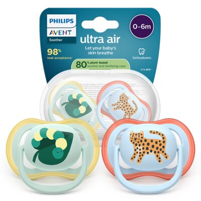 Smoczek PHILIPS-AVENT Ultra Air SCF087-02 0-6 m (2 szt.)