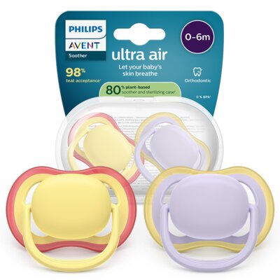 Smoczek PHILIPS-AVENT Ultra Air SCF087-03 0-6 m (2 szt.)