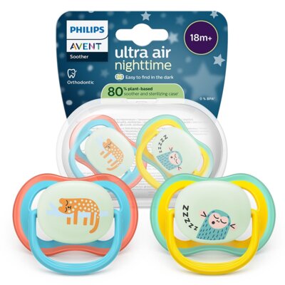 Smoczek PHILIPS AVENT Ultra Air SCF376/32 18m+ (2 sztuki)
