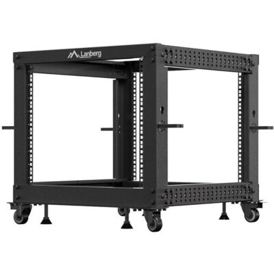 Szafa RACK LANBERG 19" 9U OR01-6109-B 600 x 600, Stojąca Czarny