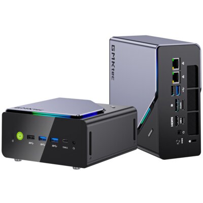 Komputer GMKTEC NucBox K12 Ryzen 7 H 225 32GB RAM 1TB SSD Wi-Fi Windows 11 Professional