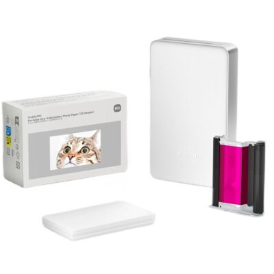 Papier fotograficzny XIAOMI Portable DYE-Sublimation Photo Paper Stickers BHR082OGL 50 arkuszy