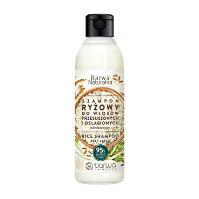 Naturalna odmładzający szampon ryżowy 300ml