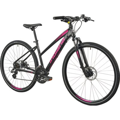 Rower crossowy INDIANA X-Cross 2.0 D15 damski Czarno-różowy