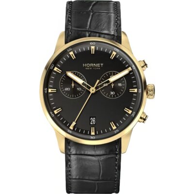 Zegarek HORNET Speedway NFC 43mm Czarno-złoty