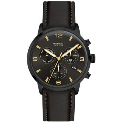 Zegarek HORNET Imperial NFC 43mm Czarno-złoty