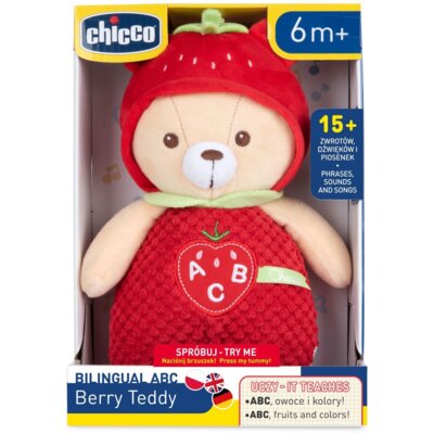 Zabawka edukacyjna CHICCO Bilingual ABC Miś Berry 00012506000130