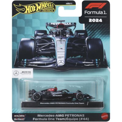 Samochód Hot Wheels Premium Formuła 1 Mercedes-Benz Lewis Hamilton JBM16