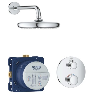 Zestaw prysznicowy podtynkowy GROHE Tempesta 34726000 Chrom