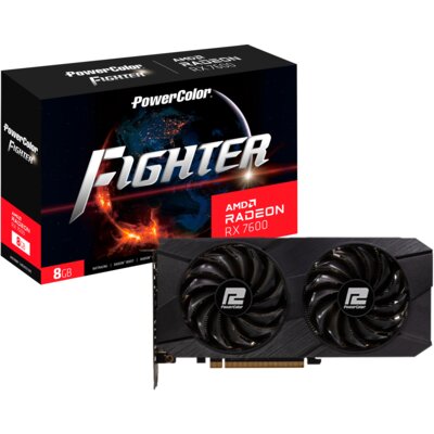 Karta graficzna POWERCOLOR Radeon RX 7600 Fighter 8G-F/V2 8GB