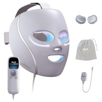 Maska LED SHARK FW312EUPL Cryo Glow Różowy