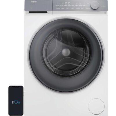 Pralka HAIER X7 SLIM HW80-BD14MEPTU1 8kg 1400 obr/min Smart Dual Spray hOn Smart Dosing + Suszarka HAIER X7 SLIM MHDE80-D367TU1 z pompą ciepła 8kg I-Refresh Ion Air Fresh I-Time hOn Woolmark + Łącznik LIN LI-M102SF z wysuwaną półką