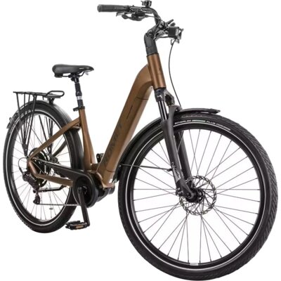Rower elektryczny ROMET E-Modeco URB 2.0 U17 28 cali Brązowo-czarny