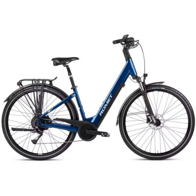 Rower elektryczny ROMET E-Modeco URB 1.0 U17 28 cali Granatowo-srebrny