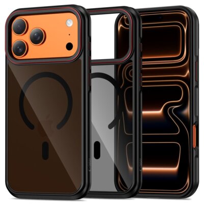 Etui TECH-PROTECT MagHybrid MagSafe do Apple iPhone 17 Pro Max Czarno-czerwony