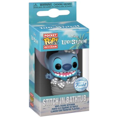 Brelok FUNKO Pop Disney Lilo and Stitch Stitch in Bathtub