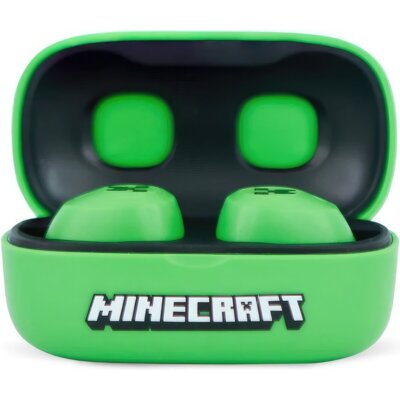 Słuchawki dokanałowe OTL 3D Minecraft Zielony