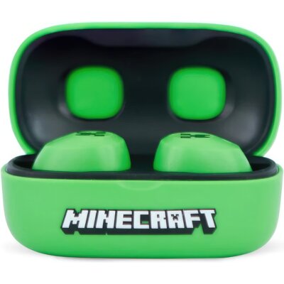 Słuchawki dokanałowe OTL Minecraft 3D Zielony