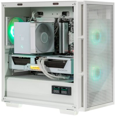 Komputer MAD DOG DEEPCOOL360-WH-A01DR32WH R7-7800X3D 32GB RAM 1TB SSD Radeon RX9070XT Wi-Fi Windows 11 Home