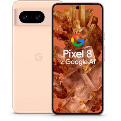 Smartfon GOOGLE Pixel 8 5G 8/256GB 6.2" 120Hz Pudrowy róż