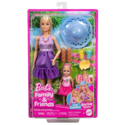 Lalka Barbie Family & Friends Siostry na pikniku JBF43