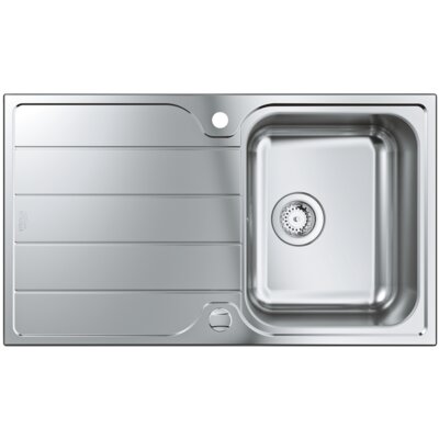 Zlewozmywak jednokomorowy z ociekaczem GROHE K500 31571SD1 Stal szlachetna 50x86