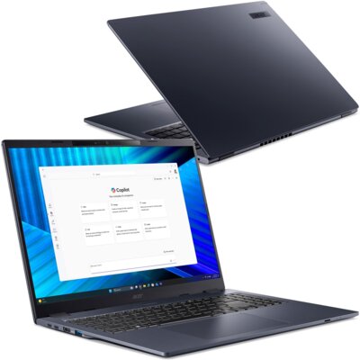 Laptop ACER TravelMate P4 16 TMP416-74-TCO 16" IPS Ultra 5-225H 16GB RAM 512GB SSD Windows 11 Professional, Funkcje AI