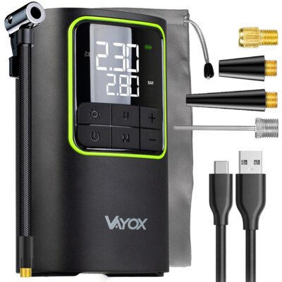 Pompka rowerowa VAYOX z funkcją powerbank VA0409
