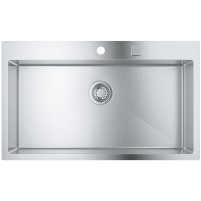 Zlewozmywak jednokomorowy GROHE K800 31584SD1 Stal szlachetna 51x84.6